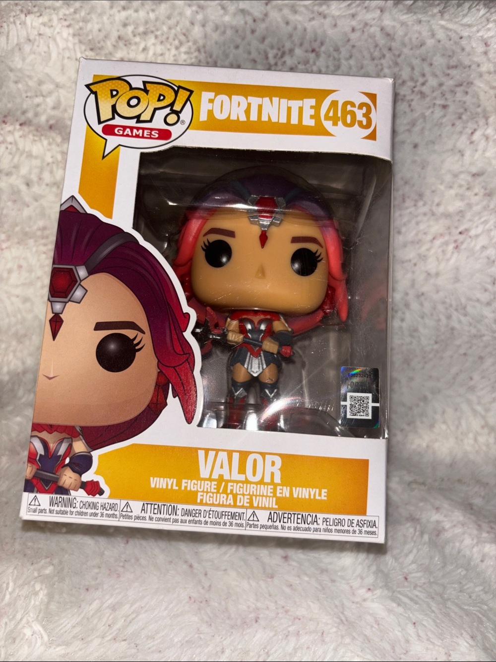 Funko Pop! Games Fortnite Valor Vinyl Figure - Red, Purple, Black